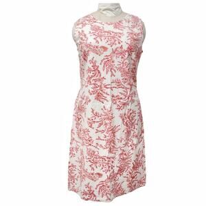 Outfit JPR Sleeveless Sun Dress Size S Semi Fitted Stretch Cotton Floral Simple